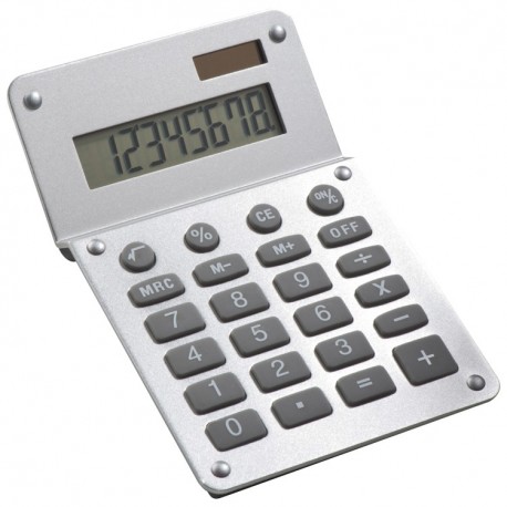 Calculator din aluminiu în culori metalice