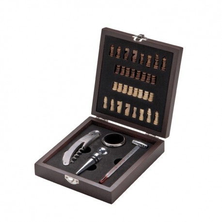 Set vin lux cu joc şah