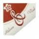 Invitatie alb si bordo cu design floral 01.60.048