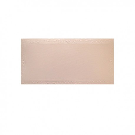 Plic de bani bej sidefat cu design floral 09.11.007