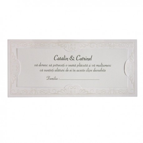 Plic de bani alb perlat 01.60.025