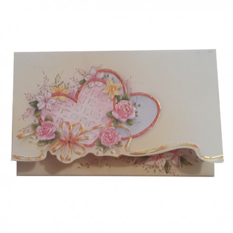Invitatie multicolora cu design floral 01.24.147