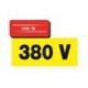 Autocolant vetical 380 v