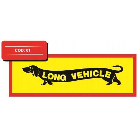 Autocolant long vehicle