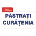 Autocolant pastrati curatenia