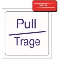 Autocolant trage