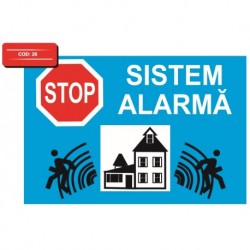 Autocolant sistem alarma