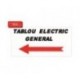 Autocolant tablou electric stanga