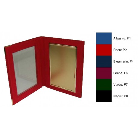 Mape din plus, cu fereastra din stiplex si chenar, pentru plachete