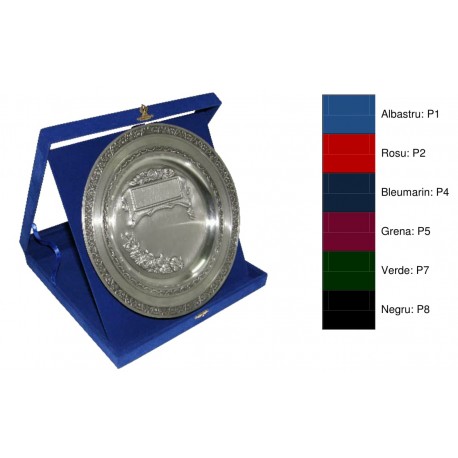 Casete din plus cu fereastra din stiplex si trepied, pentru platouri